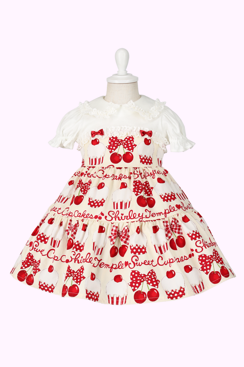 スイートカップケーキプリントワンピース(Toddler) – Shirley Temple