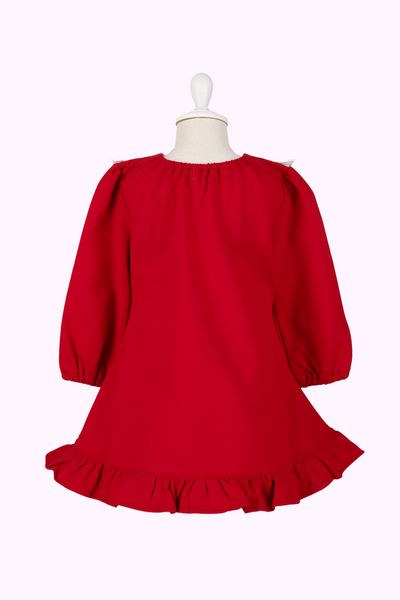 うさぎアップリケロゴ刺繍ワンピース(Baby)