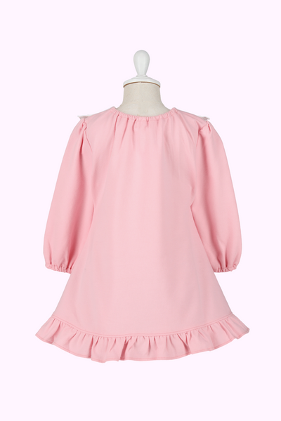 うさぎアップリケロゴ刺繍ワンピース(Baby)