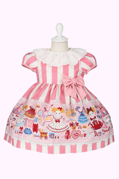 シャーリードール着せ替えプリントワンピース(Toddler)