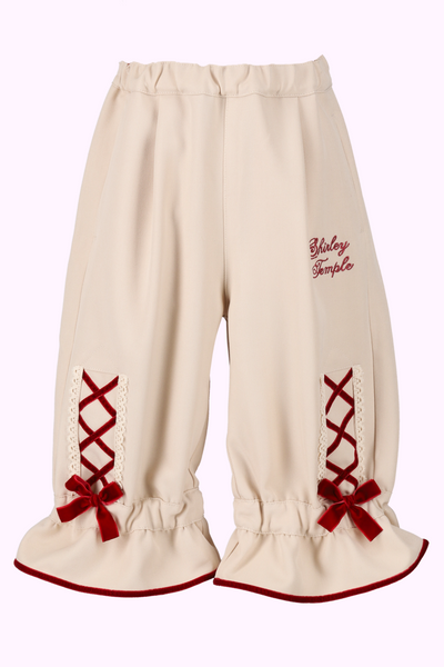 レースアップリボンハーフパンツ(Toddler)