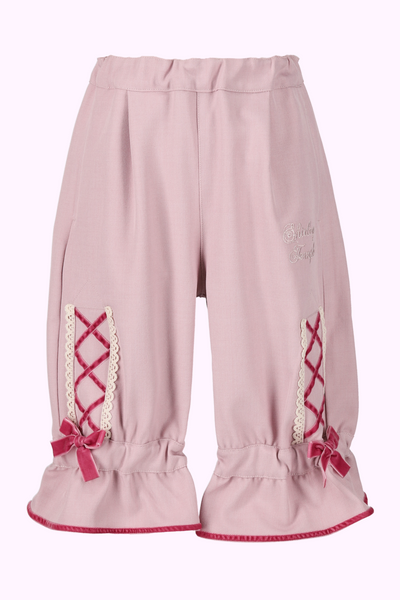 レースアップリボンハーフパンツ(Toddler)