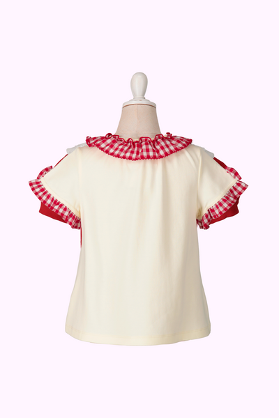 ギンガムリボンAラインTシャツ（Toddler）