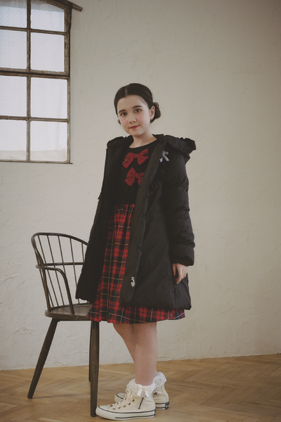 ドッキングリボンチェックワンピース（Sister）