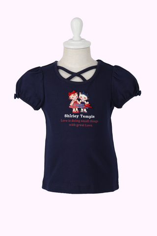 ねこちゃんクロスTシャツ(Toddler)