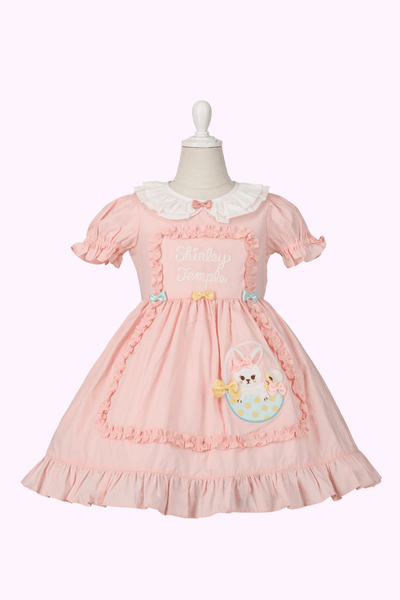 イースターアップリケエプロン風ワンピース(Toddler)