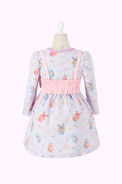 スイートバニー＆ベアプリントワンピース(Toddler)