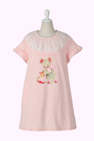 くまマーガレットカットソーワンピース（Toddler）
