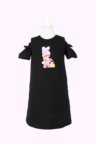 うさぎオフショルダーワンピース(Toddler)