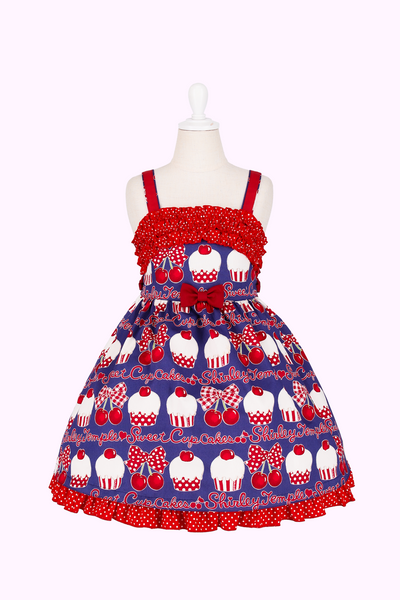スイートカップケーキプリントジャンパースカート(Toddler)