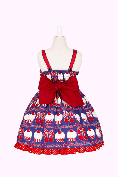 スイートカップケーキプリントジャンパースカート(Toddler)