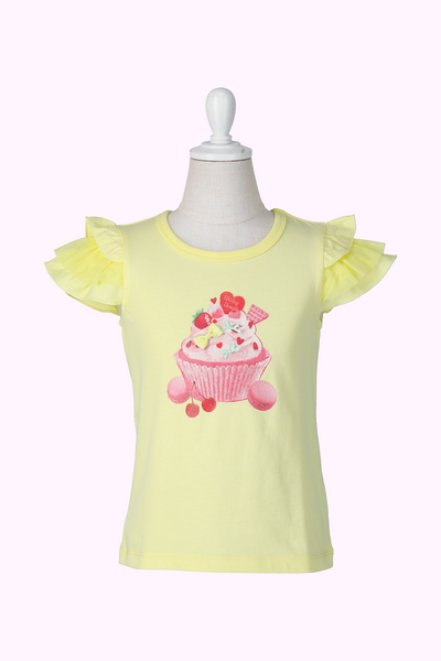 カップケーキフリルTシャツ(Baby)