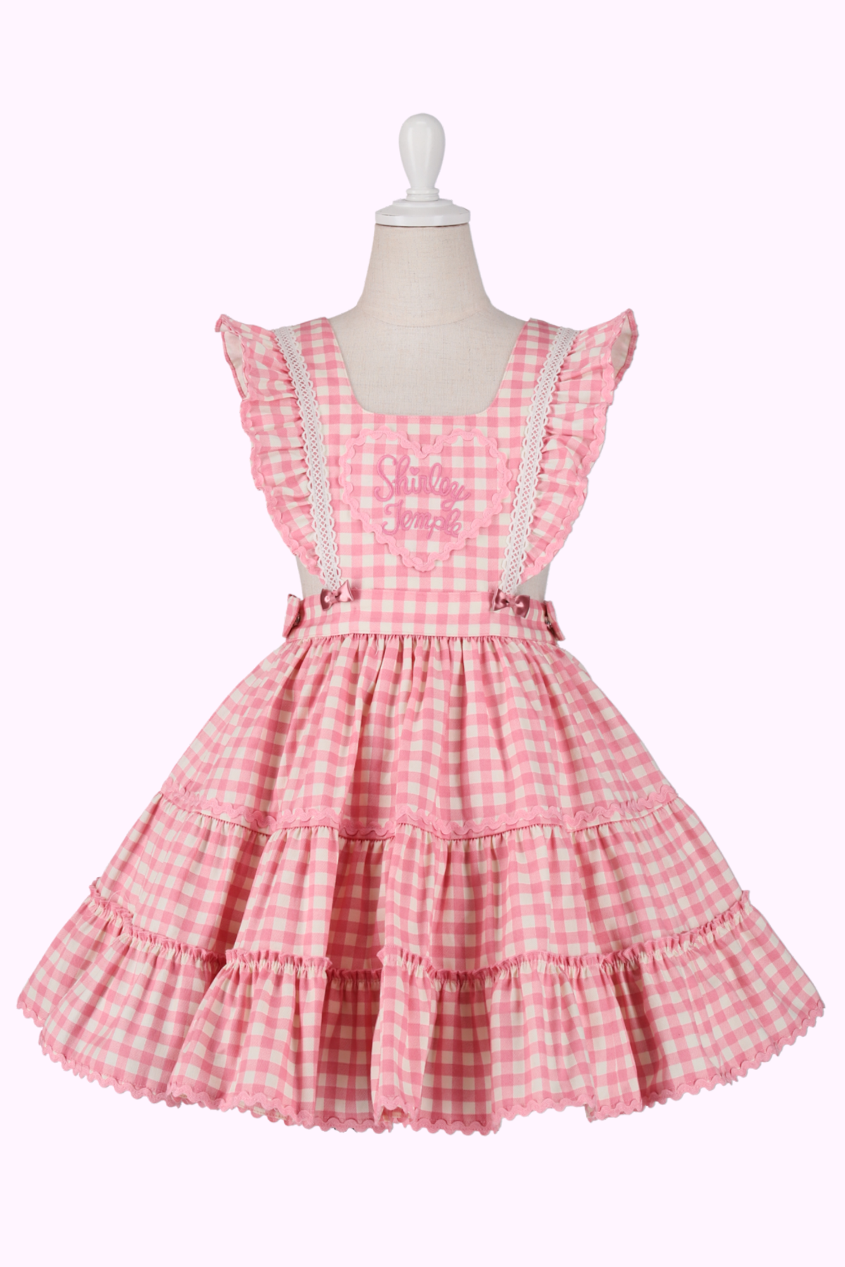 シャーリーテンプル　チェリーギンガムフリルジャケット　スカート　新品　120 Shirley Temple - 新品シャーリーテンプル120 ギンガムチェック