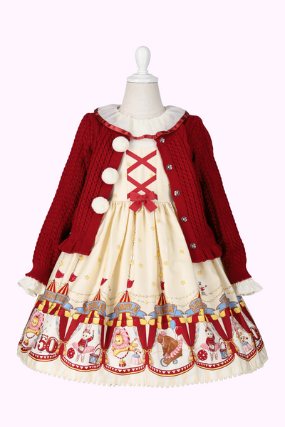 シャーリーサーカスプリントワンピース（Baby・90cm）