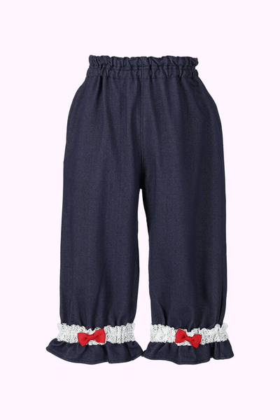 デニムニットレース付きパンツ（Baby・80cm）