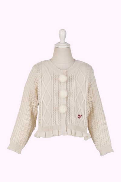 ポンポンニットカーディガン（Toddler）