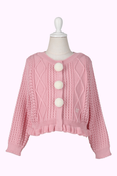 ポンポンニットカーディガン（Toddler）