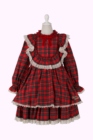 タータンフリルワンピース（Toddler）