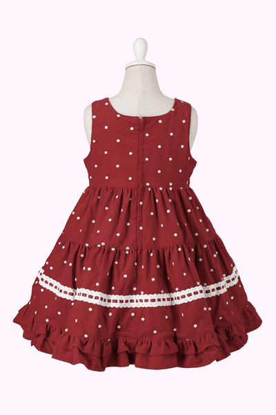 シャツコールリボンジャンパースカート（Toddler）