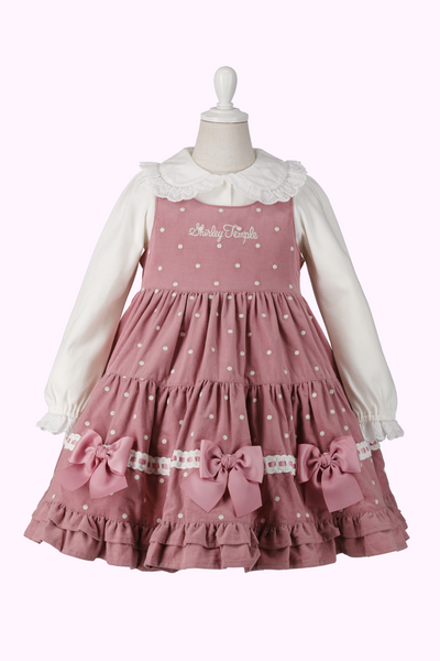 シャツコールリボンジャンパースカート（Toddler）