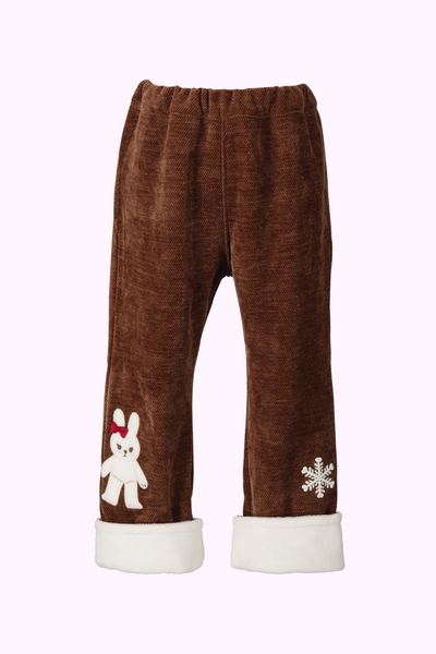 うさぎ＆スノーフレークあったかパンツ（Baby・90cm）