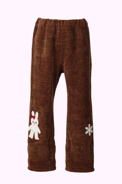 うさぎ＆スノーフレークあったかパンツ（Baby・90cm）