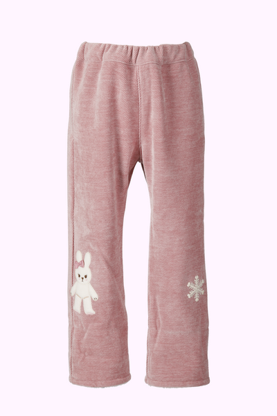 うさぎ＆スノーフレークあったかパンツ（Baby・90cm）