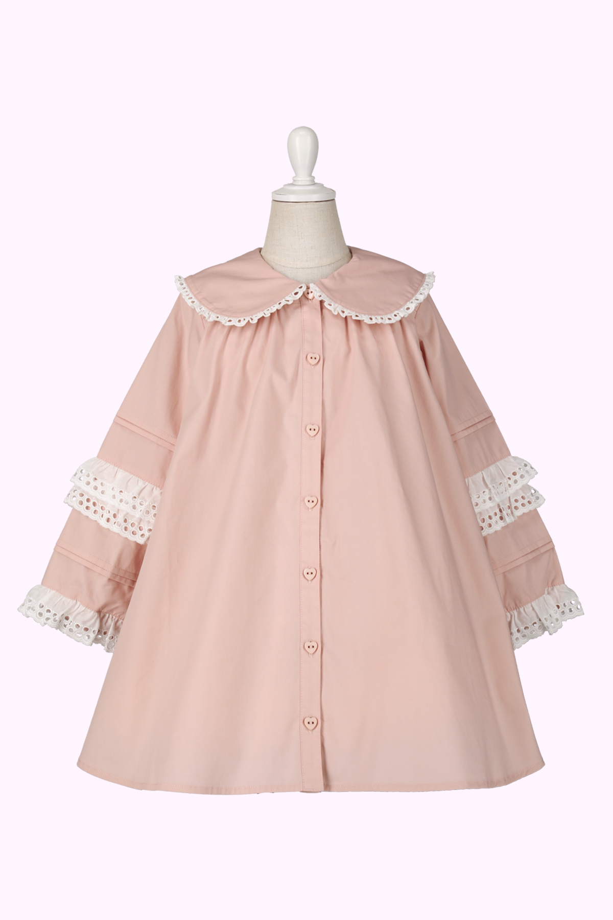 ダブルレースシャツワンピース（Toddler）