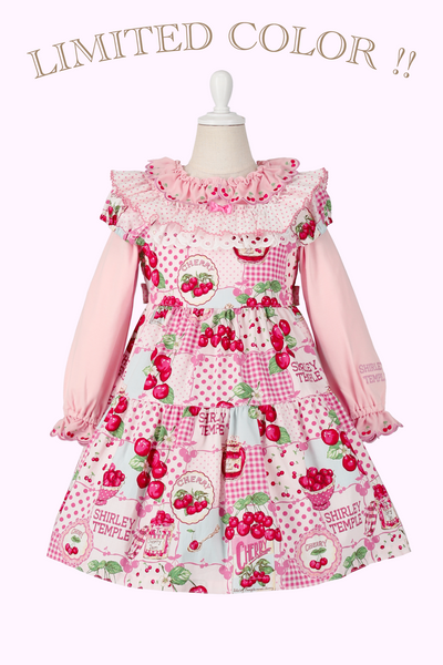 チェリーパッチワークプリントワンピース（Toddler）