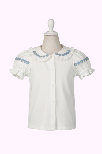 お花レースカットソーブラウス（Toddler）