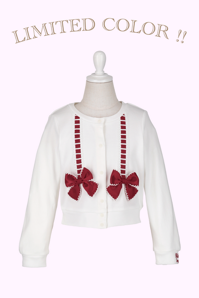 はしごリボンカットソーカーディガン（Toddler）