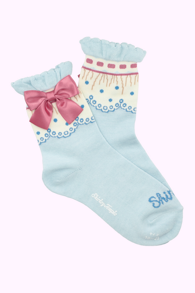 アンティークリボンソックス（13cm）