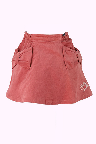 リボン付き別珍スカート（Toddler）