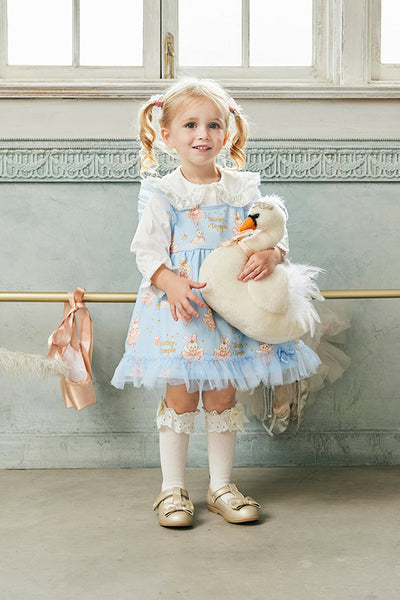 うさぎバレリーナプリントジャンパースカート（Toddler）