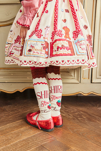 シャーリーチョコレートニーハイソックス（14cm）