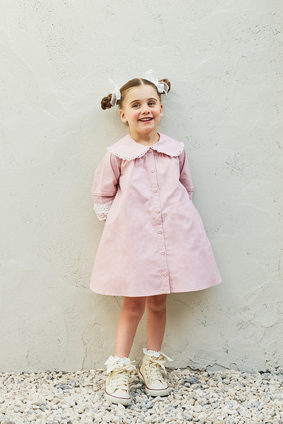 ダブルレースシャツワンピース（Toddler）