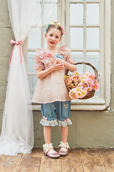 シャンブレーレース付きパンツ(Toddler)