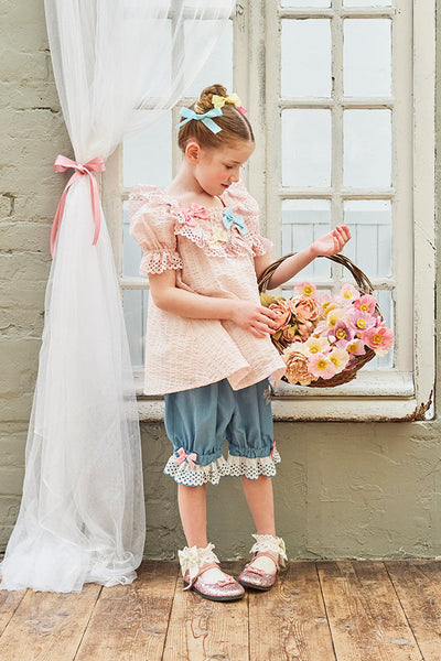 シャンブレーレース付きパンツ(Toddler)