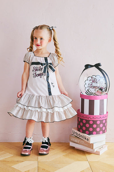 モノトーンドットドッキングワンピース（Toddler）
