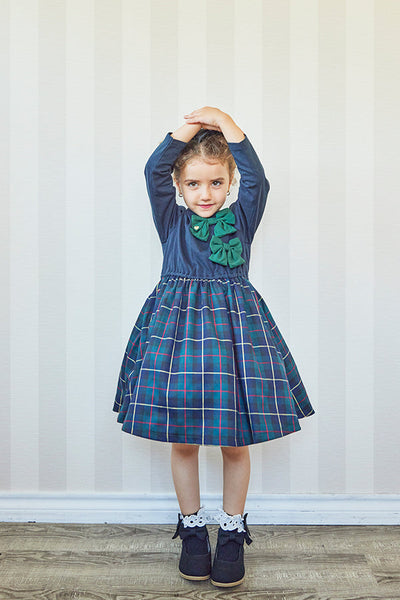 ドッキングリボンチェックワンピース（Toddler）