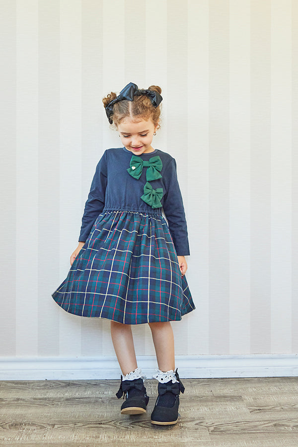 ドッキングリボンチェックワンピース（Toddler） – Shirley Temple
