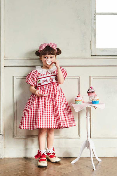 SWEETステッチギンガムワンピース（Toddler）