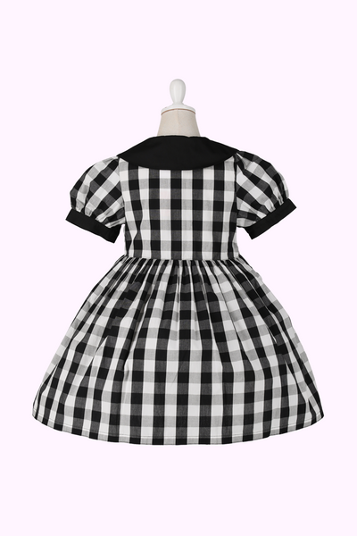 ブロックチェックチェリーワンピース（Toddler）