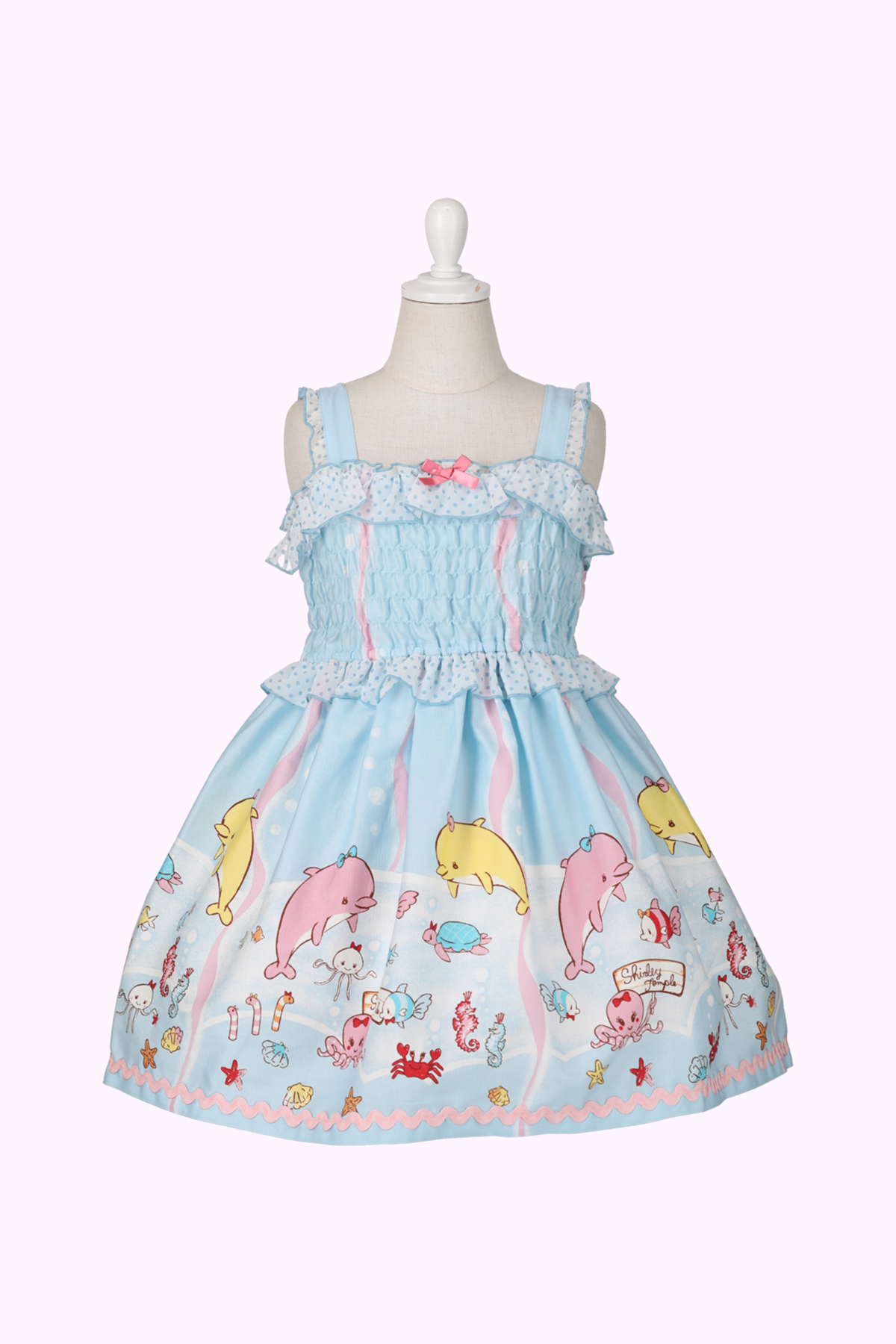 マリンフレンズプリントサンドレス（Toddler） – Shirley Temple