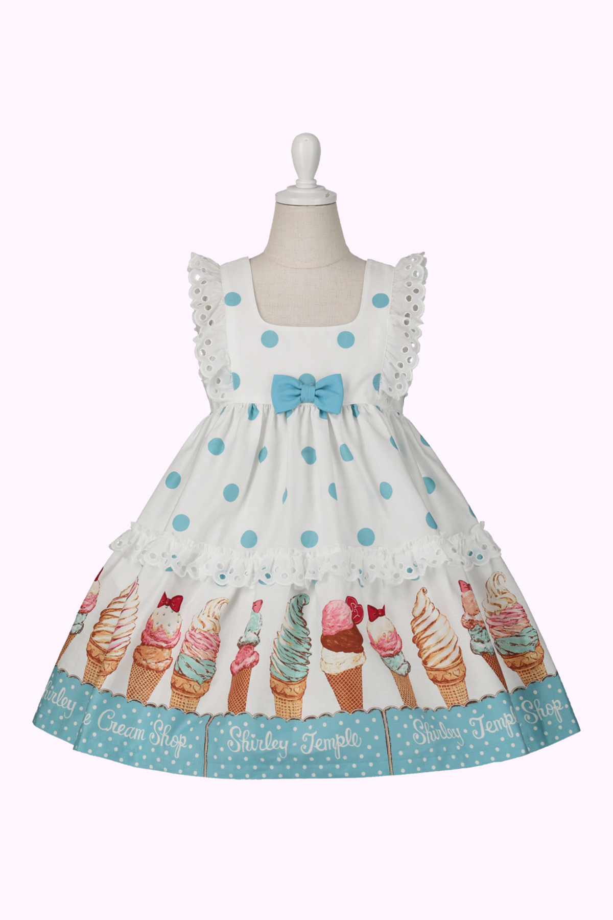 アイスクリームショッププリントジャンパースカート（Toddler