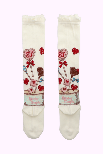 スイートハートニーハイソックス（14～23cm）