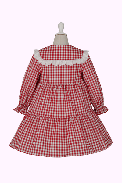 ギンガムハートボタンワンピース（Toddler）