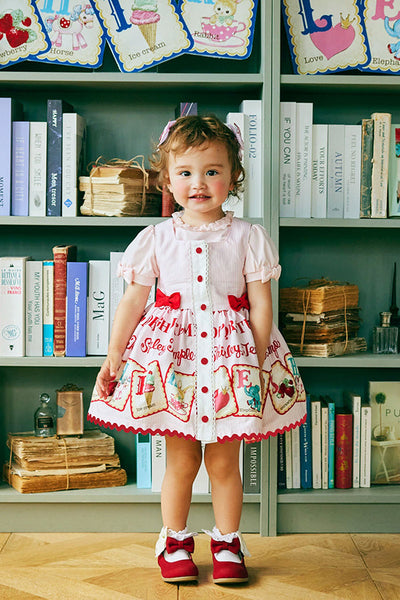 アルファベットカードパフTシャツ（Toddler）