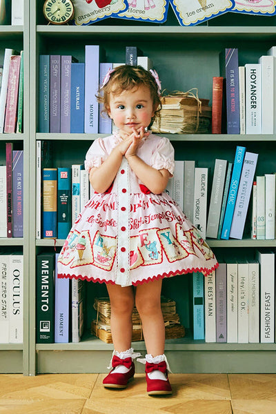 アルファベットカードパフTシャツ（Toddler）