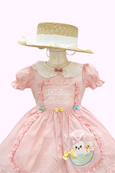 イースターアップリケエプロン風ワンピース(Toddler)